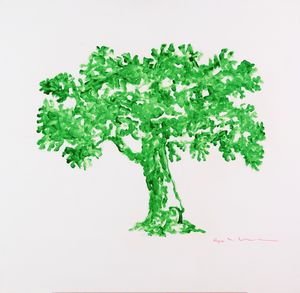 MARIO SCHIFANO - Albero