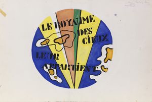 Fernand Léger - Etude Pour le vetrail de Courfaivre