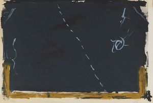 Antoni Tapies - Noir et ocre