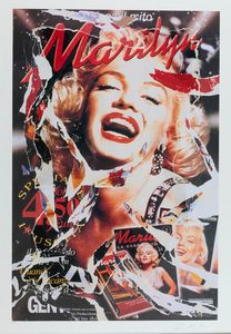 MIMMO ROTELLA - Omaggio a Marilyn