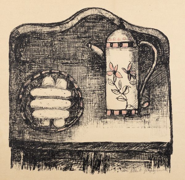 Alberto Gianquinto : Natura morta  - Asta Grafica internazionale e multipli d'autore - Associazione Nazionale - Case d'Asta italiane