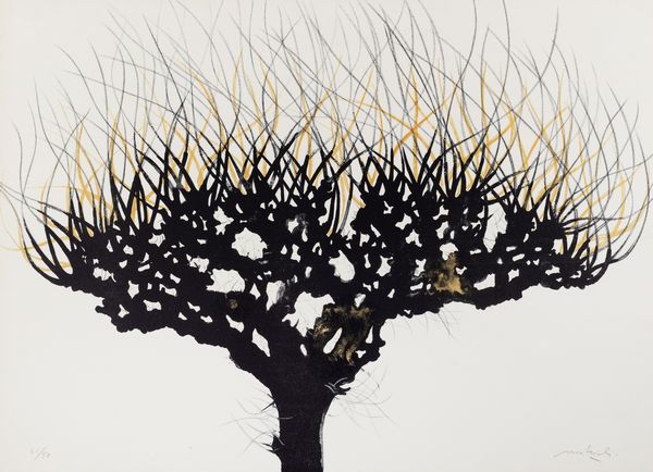 Carlo Mattioli : Albero  - Asta Grafica internazionale e multipli d'autore - Associazione Nazionale - Case d'Asta italiane