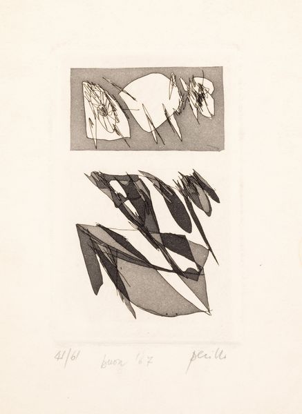 ACHILLE PERILLI : Senza titolo  - Asta Grafica internazionale e multipli d'autore - Associazione Nazionale - Case d'Asta italiane