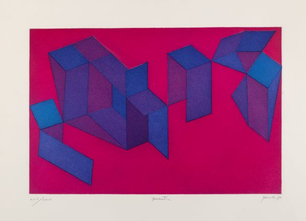 ACHILLE PERILLI : Semantica  - Asta Grafica internazionale e multipli d'autore - Associazione Nazionale - Case d'Asta italiane