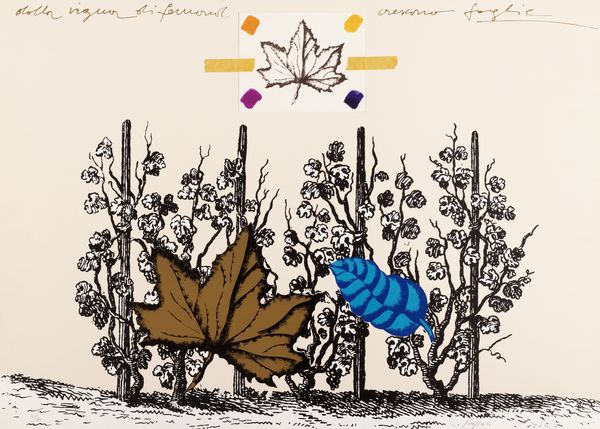 CONCETTO POZZATI : Dalla vigna di Fernand crescono foglie  - Asta Grafica internazionale e multipli d'autore - Associazione Nazionale - Case d'Asta italiane