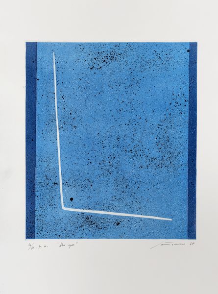 GIUSEPPE SANTOMASO : Blue space  - Asta Grafica internazionale e multipli d'autore - Associazione Nazionale - Case d'Asta italiane