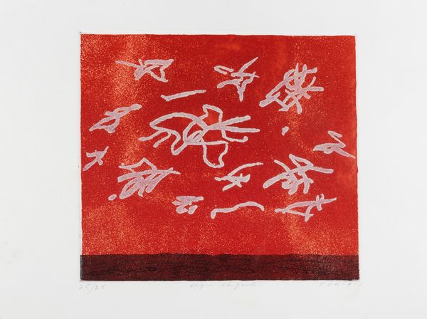 GIULIO TURCATO : Segni vaganti  - Asta Grafica internazionale e multipli d'autore - Associazione Nazionale - Case d'Asta italiane