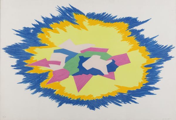 GIULIO TURCATO : Esplosione  - Asta Grafica internazionale e multipli d'autore - Associazione Nazionale - Case d'Asta italiane