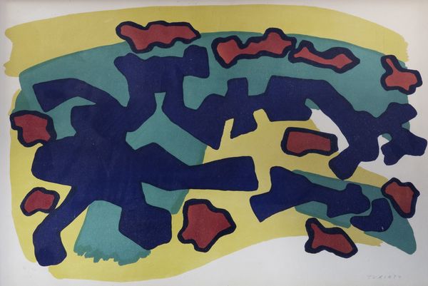 GIULIO TURCATO : Composizione  - Asta Grafica internazionale e multipli d'autore - Associazione Nazionale - Case d'Asta italiane