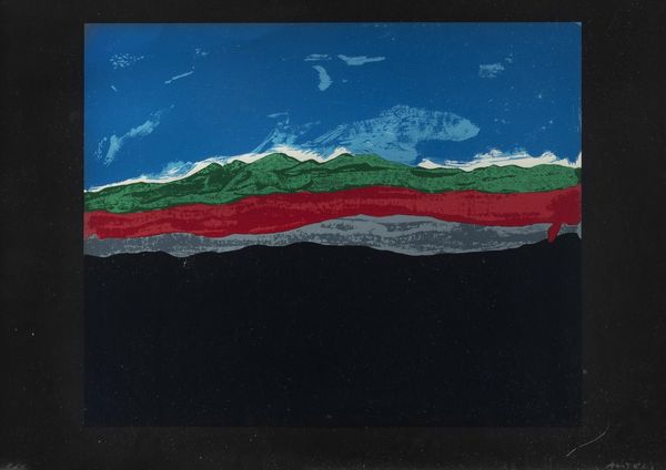 FRANCO ANGELI : Senza titolo  - Asta Grafica internazionale e multipli d'autore - Associazione Nazionale - Case d'Asta italiane