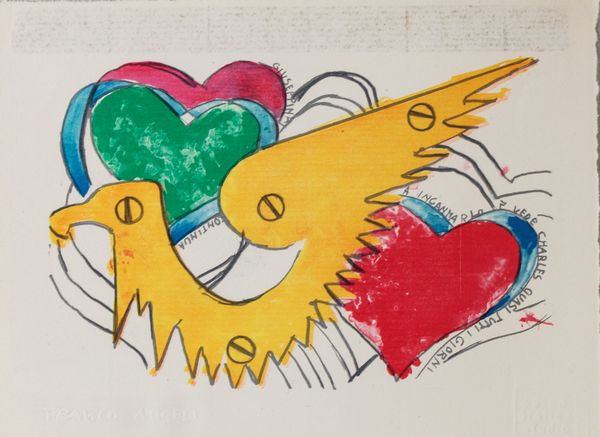 FRANCO ANGELI : Porta rossa  - Asta Grafica internazionale e multipli d'autore - Associazione Nazionale - Case d'Asta italiane