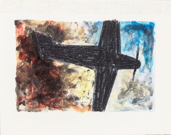 FRANCO ANGELI : Porta rossa  - Asta Grafica internazionale e multipli d'autore - Associazione Nazionale - Case d'Asta italiane