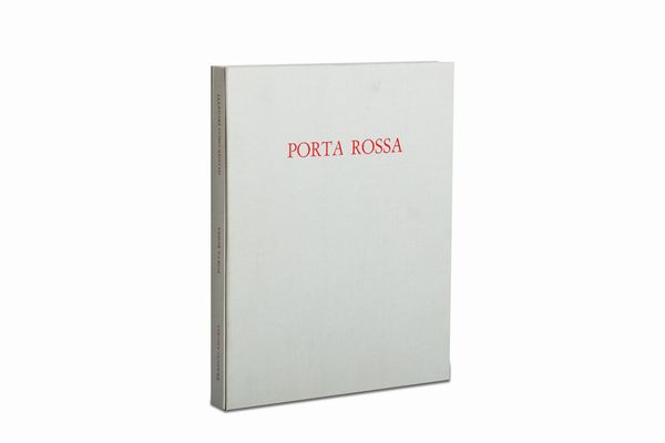 FRANCO ANGELI : Porta rossa  - Asta Grafica internazionale e multipli d'autore - Associazione Nazionale - Case d'Asta italiane