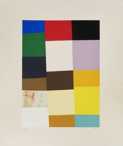 Alberto Burri : Serigrafia 2  - Asta Grafica internazionale e multipli d'autore - Associazione Nazionale - Case d'Asta italiane