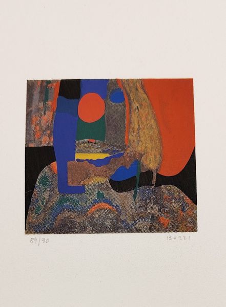 Alberto Burri : Piccola serigrafia  - Asta Grafica internazionale e multipli d'autore - Associazione Nazionale - Case d'Asta italiane