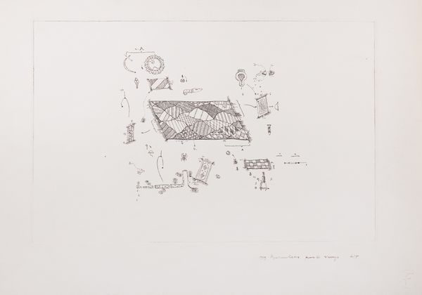 GIANFRANCO BARUCHELLO : Tappeto  - Asta Grafica internazionale e multipli d'autore - Associazione Nazionale - Case d'Asta italiane