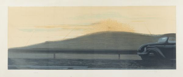 Piero Guccione : Prima del tramonto  - Asta Grafica internazionale e multipli d'autore - Associazione Nazionale - Case d'Asta italiane