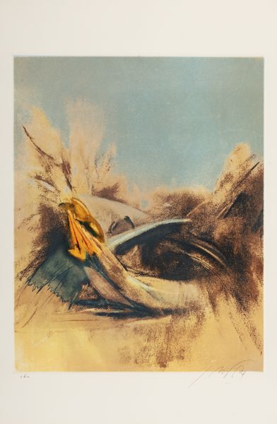 Piero Guccione : Tronco  - Asta Grafica internazionale e multipli d'autore - Associazione Nazionale - Case d'Asta italiane