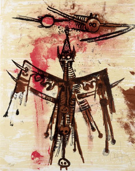 Wifredo Lam : El circulo de piedra  - Asta Grafica internazionale e multipli d'autore - Associazione Nazionale - Case d'Asta italiane