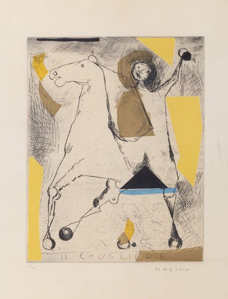 Marino Marini : Il cavaliere  - Asta Grafica internazionale e multipli d'autore - Associazione Nazionale - Case d'Asta italiane