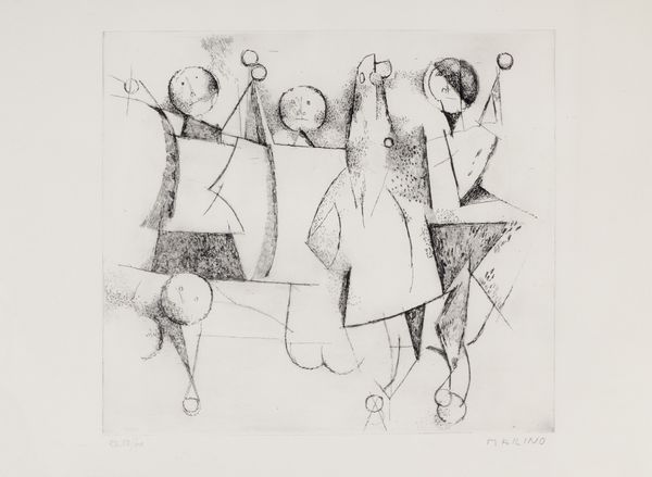 Marino Marini : Gioco di Arlecchini  - Asta Grafica internazionale e multipli d'autore - Associazione Nazionale - Case d'Asta italiane