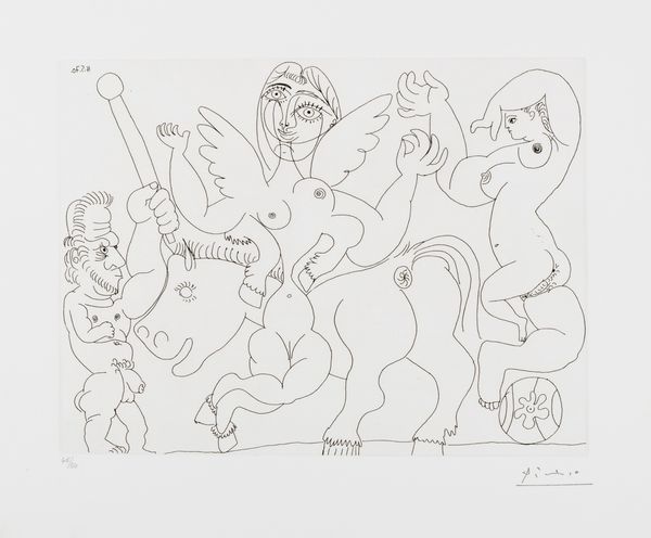 Pablo Picasso : Figure mitologiche  - Asta Grafica internazionale e multipli d'autore - Associazione Nazionale - Case d'Asta italiane