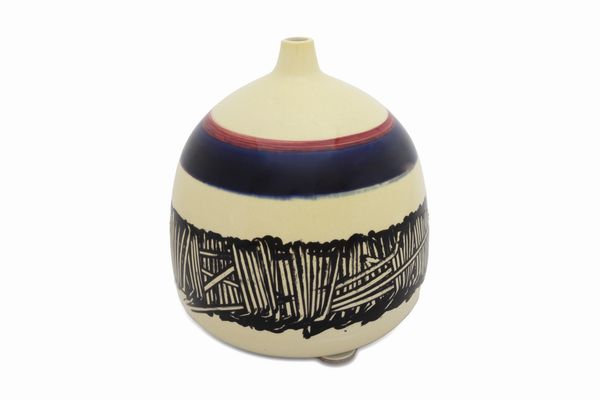 EMILIO SCANAVINO : Anfora blu e rossa  - Asta Grafica internazionale e multipli d'autore - Associazione Nazionale - Case d'Asta italiane