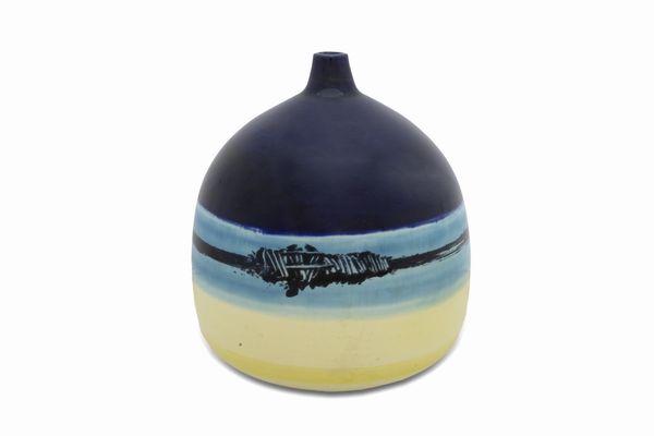 EMILIO SCANAVINO : Anfora blu  - Asta Grafica internazionale e multipli d'autore - Associazione Nazionale - Case d'Asta italiane