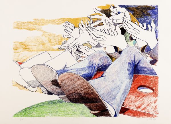 Ennio Calabria : 2 fogli  - Asta Grafica internazionale e multipli d'autore - Associazione Nazionale - Case d'Asta italiane