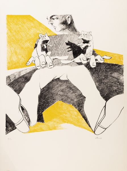 Ennio Calabria : 2 fogli  - Asta Grafica internazionale e multipli d'autore - Associazione Nazionale - Case d'Asta italiane