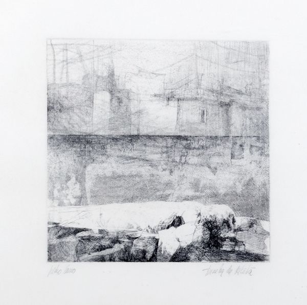 Pedro Cano : Macerie  - Asta Grafica internazionale e multipli d'autore - Associazione Nazionale - Case d'Asta italiane