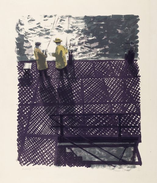 Bernard Cheese : Evening on the pier  - Asta Grafica internazionale e multipli d'autore - Associazione Nazionale - Case d'Asta italiane