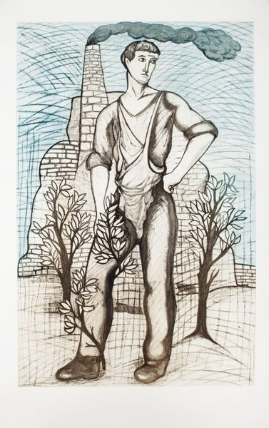 SANDRO CHIA : Lavoratore  - Asta Grafica internazionale e multipli d'autore - Associazione Nazionale - Case d'Asta italiane