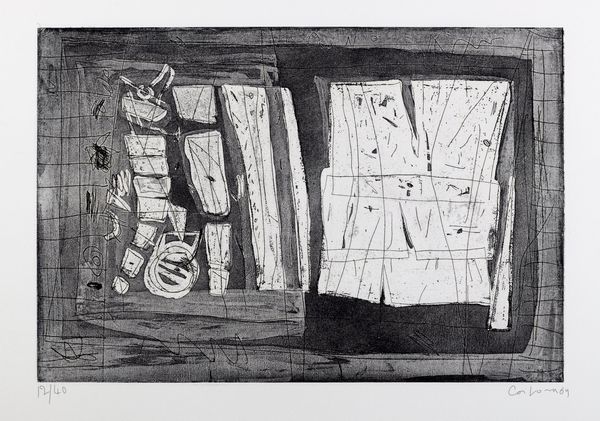 ANTONIO CORPORA : Composizone  - Asta Grafica internazionale e multipli d'autore - Associazione Nazionale - Case d'Asta italiane