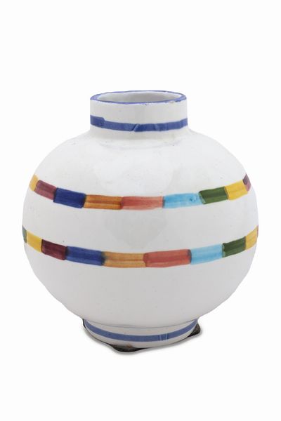 PIERO DORAZIO : Piccolo vaso  - Asta Grafica internazionale e multipli d'autore - Associazione Nazionale - Case d'Asta italiane