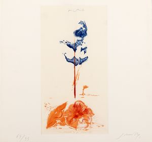 Piero Guccione - Ibisco, per E. Munch