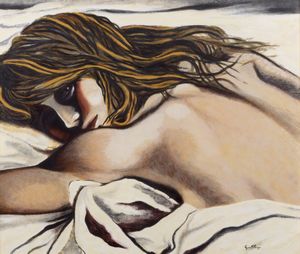 Renato Guttuso - Volto di donna