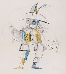 EMANUELE LUZZATI - Costume teatrale