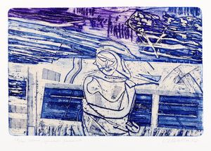 LUCA MARIA PATELLA - Donna, sguardo passante