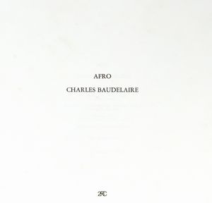 AFRO : Fleurs du Mal  - Asta Grafica internazionale e multipli d'autore - Associazione Nazionale - Case d'Asta italiane