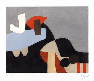 AFRO : Fleurs du Mal  - Asta Grafica internazionale e multipli d'autore - Associazione Nazionale - Case d'Asta italiane