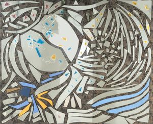 ENRICO BAJ - Specchio