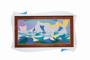 Giacomo Balla - Linee forza di mare (Mattutino)