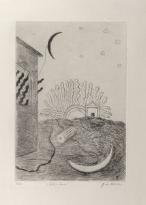 Giorgio de Chirico - Sole e luna