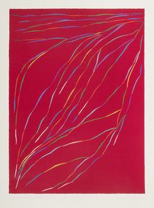 PIERO DORAZIO - Composizione rossa