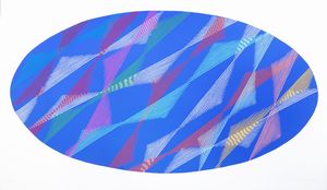 PIERO DORAZIO - Ovale blu