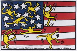 Keith Haring - American music festival
