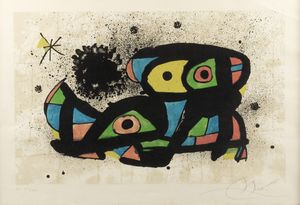 Joan Mirò - Vol espacial (Homenatge a Gaud)