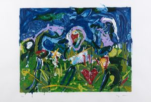 MARIO SCHIFANO - Cuori