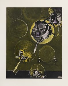 Graham Sutherland : Bees suite  - Asta Grafica internazionale e multipli d'autore - Associazione Nazionale - Case d'Asta italiane